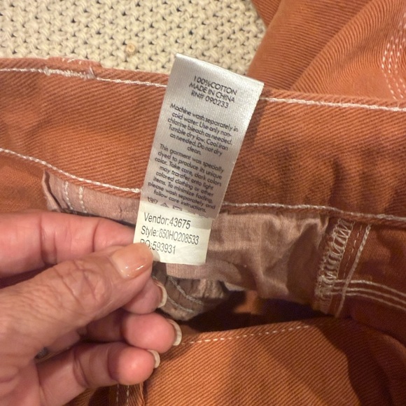 PACSUN CARGO JEANS 28 Women's Rust - Picture 8 of 8